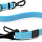 Pawaboo Dog Seatbelt for Car, 3-in-1 Dog Seat Belt Bungee, Shockproof Dogs Tether for Car with Buckle & Hook Latch, Adjustable Reflective Dogs Cars Harness Leash with 360° Lockable Buckle, Blue