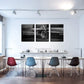 3 Panels Mindset is Everything Motivational Canvas Wall Art Inspirational Entrepreneur Quotes Poster Print Artwork Painting Picture for Framed Home Decoration Living Room office bedroom 36''W x 16''H