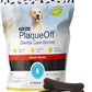 ProDen PlaqueOff System Dental Care Bones - Dog Teeth Cleaning Bones for Oral Hygiene -Medium/Large Canine Formula - Bacon Flavor -17 oz(Packaging May Vary)