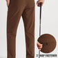 Libin Mens Golf Pants Stretch Work Dress Pants 30"/32"/34" Quick Dry Lightweight Casual Comfy Trousers with Pockets
