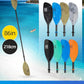 OCEANBROAD Kayak Paddle 86in/218cm, 90.5in/230cm Alloy Shaft 2-Piece Floatable Kayak Oar for Kayaking Canoeing Boating