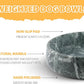 Green Marble Dog Bowl, 6lbs Non-Slip,Non-Tipping Heavy Dogs Food Bowl, Large Dog Dish, Weighted Food and Water Bowls for Large Dogs, Natural Marble, Easy to Clean, Holds 6 Cups