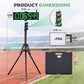 Powered Wireless Laser Timer for Sprints with High Stand, Laser Sprint Timer System, Race Clock with Tripod for Speed Training/Lap/Track Field/Football/Bike/Motorcycle