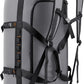 40L/60L/90L Large Waterproof Duffle Bag Backpack for Men, Mens Duffel Backpack Bags for Traveling, Heavy Duty (Grey, 90L)