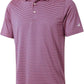 Mens Golf Shirt Moisture Wicking Dry Fit Performance Sport Short Sleeve Striped Golf Polo Shirts for Men