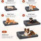 Orthopedic Dog Beds Large Sized Dog, 3 Inch Memory Foam Pet Bed for Medium and Large Dogs, Washable Removable Cover, Nonskid Bottom, Waterproof, 41x27 Inches XL Dark Grey