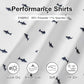 Golf Shirts for Men - Moisture Wicking Short Sleeve Performance Sport Casual Striped Collared Mens Polo Shirt