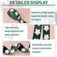 Printed Flower Nylon Webbing with Buckle 1 1/2 inch 6 Yards Deep Green Thick Patterned Fabric Webbing Luggage Handle Jacquard Ribbon for Backpack Bags-Seatbelt-Clothing-Sewing-DIY Crafts & Projects