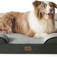 Bedsure L Plus Orthopedic Dog Bed for Large Dogs - Waterproof Dog Cat Bed, L Plus Big Comfort Dogs Couch Sofa with Washable Removable Cover, Pet Bed with Nonskid Bottom, Boreal Canopy Green, 38"