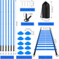 Soccer Agility Training Equipment: 6 Soccer Agility Poles, 20ft Agility Ladder, 10 Soccer Cones, 1 Jump Rope. Soccer Training Poles for Speed Training, Agility Training