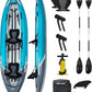 Driftsun Rover Inflatable Kayak - White Water Kayaks for 1 and 2 Person, High Pressure Dropstitch Floor Kayak for Adults with Padded Seats