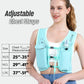 Running Vest for Women Men, USA Original Patent, Adjustable Chest Straps Running Hydration Vest with 500ml Soft Flask, Lightweight Reflective Hydration Backpack for Marathon