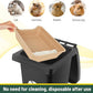 Disposable Litter Boxes for Cats, Low Entry Paper Litter Box, Paper Cat Litter Tray with One-time Pet Bath Towel Set （3PACKS with 1 Towel） for Travel on Weekends or Trips of Short Holidays