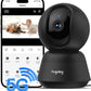 Hugolog 3K 5MP Indoor Pan/Tilt Security Camera with Auto-Focus,2.4 GHZ/5 GHZ,Ideal for Baby Monitor/Pet Camera,Starlight Color Night Vision,Human/Pet AI,Two-Way Audio,US Cloud,Compatible with Alexa