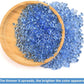 WAYBER Glass Stones, 1Lb/460g Irregular Sea Glass Pebbles Non-Toxic Artificial Gemstones for Vase Filler/Terrarium Aquarium Turtle Tank Decoration/Handmake Artwork, Light Blue