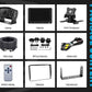 FOOKOO Ⅱ HD Backup Camera System Kit,7" 1080P Reversing Monitor+IP69 Waterproof Rear View Camera,Sharp CCD Chip, 100% Not Wash Up,Truck/Semi-Trailer/Box Truck/RV (FHD1-Wired)