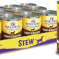 Wellness Complete Health Thick & Chunky Natural Grain Free Canned Wet Dog Food, Turkey & Duck Stew, 12.5-Ounce Can (Pack of 12)