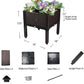 Planter for Outdoor Plants with Legs Raised Garden Bed Planter Box Elevated Garden Boxes Plant pots Perfect for Garden Patio Balcony Deck to Planting Flowers Vegetables Tomato and Herbs