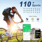 Smart Watch (Answer/Make Call), 2025 New Smartwatch for Men/Women, 1.96" Fitness Watch with 112 Sport Mode/Pedometer/Calories/Sleep/Heart Rate Monitor, IP68 Waterproof Fitness Tracker for Android iOS