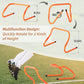 GHB Agility Ladder,Football Training Equipment Set,4 Agility Hurdles, 20 feet12 Rungs Speed Ladder,12 Disc Cones,Resistance Parachute, Jump Rope, 5 Resistance Bands