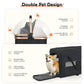 Double Pet Stroller for Small Medium Dogs - 4 In1 Dog Stroller for 2 Pets, Detachable and Foldable with 360°Rotating Wheels, Easy Assembly and Compact Size