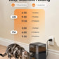 oneisall Automatic Cat Feeder for Large Kibble and Snacks, 12 Cups/3L Timed Pet Feeder for Cats Indoor, Programmable Dry Food Dispenser (Black)