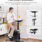 Exercise Bike with Desk, Adjustable Resistance, All-in-one Under Desk Bike, Stationary Bike Indoor Workstation 264 LBS Heavy Duty