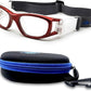 BLUE CUT Safety Basketball Goggles For Kids for Outdoor Sports Activities Anti Fog Replaceable to Prescription Lenses