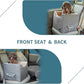 Petsfit Small Dog Car Seat, Pet Travel Car Booster Seat with Safety Belt, Washable Double-Sided Cushion and Storage Pocket for Small Pet (Small, Light Grey)