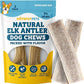 hotspot pets Premium Split Elk Antlers for Dogs - 7 Inch Large Dog Chews (2 Pack) Made in USA -Naturally Shed Antler Bone for Large Breed Aggressive Chewers -Promotes Natural Dental Hygiene