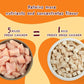 Jungle Calling Freeze Dried Chicken Cat & Dog Treats, Single Ingredient Chicken Bites for Cats & Dogs, High Protein Pet Training Treats, Edible Organic Food Topper, 10.58 oz