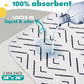 NALALAS Washable Pee Pads for Dogs - Reusable Puppy Pads, Waterproof Training Mats, Non-Slip Dog Bed Pads, 34"x36" Ultra Absorbent Whelping Pads