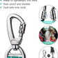 AUBELL Dog Seat Belt for Car,Updated 3-in-1 Adjustable Reflective Bungee Heavy Duty Dog Car Harness Tether with Clip Hook Latch & Buckle,Swivel Zinc Alloy Carabiner,Teal