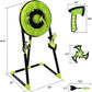 Leeray 3-in-1 bristle axe target board game - throwing target game set with throwing axes, lawn darts, and ninja throwing stars - axe throwing game for backyard outdoor games for kids and adults