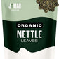 J MAC BOTANICALS Organic Nettle Leaf Herbal Tea (4 oz, 50+ Cups) Certified USDA Organic, Dried stinging nettle tea, 1 Pound Bulk Bag, Urtica dioica