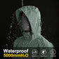 33,000ft Packable Rain Jacket Men's Lightweight Waterproof Rain Shell Jacket Raincoat with Hood for Golf Cycling Windbreaker