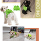 IDOMIK Dog Backpack Harness, No-Pull Dog Backpack with D-Ring for Small Medium Dogs, Cute Self Carrier Backpack for Dogs to Wear, Adjustable Doggy Backpacks for Traveling Camping Hiking, Frog, M