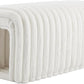 Storage Bench Pet Supplies Corduroy Bench Cat's nest to Hide for The Living Room, Entryway and Bedroom (Beige)