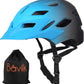 Kids Bike Helmet,Bavilk Kids Boys Girls Bike Helmets with LED Light Detachable Visor Children Youth Teen Multi-Sport for Skating Cycling Scooter Skateboard Adjustable & Lightweight 19.7"-22.4"