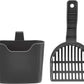 Amazon Basics Durable Litter Scoop for Cat Litter Box, with Holder, Efficient Scooper