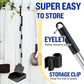 Dog Pooper Scooper,Tray and Spade Set Poop Scooper for Dogs, Adjustable Long Handle Metal Pooper Scooper with Bin for Pet Waste Removal, No Bending Clean Up for Medium and Large Dogs