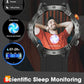 Smart Watches for Men, Bluetooth Call Military Smart Watch, Waterproof Fitness Tracker with Heart Rate/Blood Oxygen/Sleep Monitor/124 Sports Modes, Tactical Watch for Android Phones & iPhone (Black)