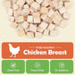 MON2SUN Freeze Dried Chicken Cat and Dog Treats, Single Ingredient Natural and Healthy Dog Snacks, High Protein Training Treats & Food Topper, 6oz