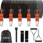 VEICK Resistance Bands, Exercise Bands for Working Out with Handles, Elastic Workout Bands for Men Women, Exercising Bands for Strength Training Equipment at Home Gym