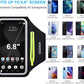 GUZACK Running Armband for iPhone 16 Pro 15 14 13 12 11 Pro Max/Plus/XR/XS, Galaxy S25/S24/S23/S22, with Card Slot & Key Pockets, Sports Arm Bands Cell Phone Holder Fit Up to 6.9 Inches Phone