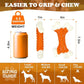 Dog Toys for Aggressive Chewers Large Breed, Tough Bones, Nylon Puppy Teething Chew Toys Medium Dogs, Heavy Duty Peanut Butter Flavor Toys