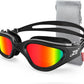 ZIONOR G1 Polarized Swimming Goggles for Unisex Adult Women Anti Fog 100% Anti UV Diving Goggles