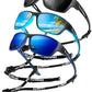 KALIYADI Polarized Sunglasses for Men, Sports Sun Glasses for Driving Cycling Fishing with UV protection