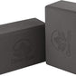 Clever Yoga Blocks & Strap - Lighweight Foam Yoga Blocks 2 Pack with 8ft Cotton Yoga Strap Set Kit for Beginners & Pros, Accessories & Equipment for Women & Men - Gray