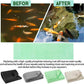 Treela 4 Pcs 18 x 10 Inch Aquarium Filter Pads Ammonia Phosphate Nitrite Remover Reducer Filter Pads Cut-to-fit for Aquariums & Ponds Fish Tank Accessories (Green,Gray,Khaki,Black)